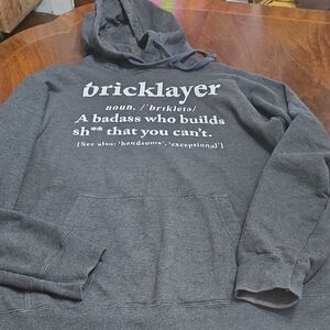Bricklayer Union Hoodie Size Large Mens